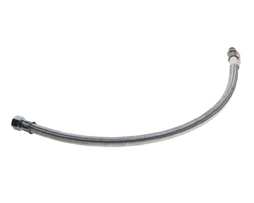 Шланг тормозной КАМАЗ-ЕВРО-2 компрессора в металлической оплетке (гайка-штуцер) L=650мм ТМК