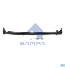 Тяга рулевая MAN продольная L=820мм SAMPA