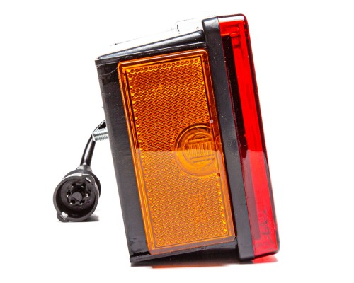 Фонарь задний КАМАЗ, МАЗ, УРАЛ правый со жгутом (вилка СЦАЗ) и боковым габаритн. фонарем AVTOELECTRICA