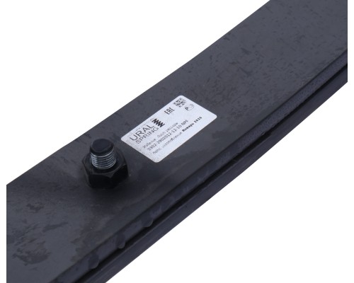 Рессора ГАЗ-2705, 32213, 33021 передняя (2 листа) с ук.ушком 2 листа с шарнирами L=1566мм НПФ РЕССОРА