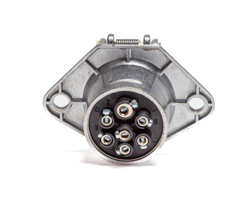 Разъем электрический прицепа ISO 3731 Type S 7-полюсный (розетка металл) AVTOELECTRICA