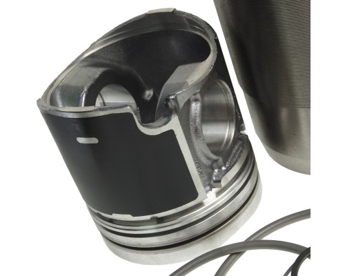 Гильза с поршнем КАМАЗ ЕВРО-3 с пальцем и кольцами (эконом) (ОАО КАМАЗ)