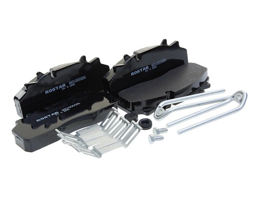 Колодки тормозные SAF дисковые (211x93x30; Wabco PAN 19-1) (4шт.) ROSTAR