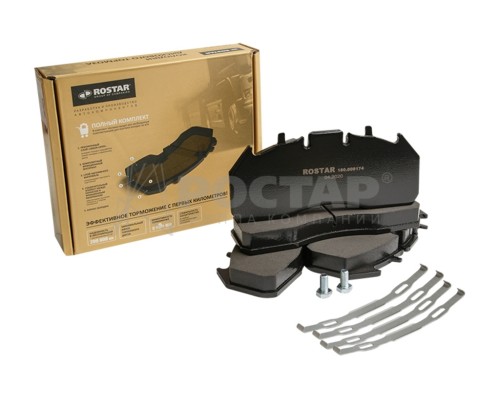 Колодки тормозные VOLVO RENAULT дисковые (249x110x29мм) (4шт.) ROSTAR