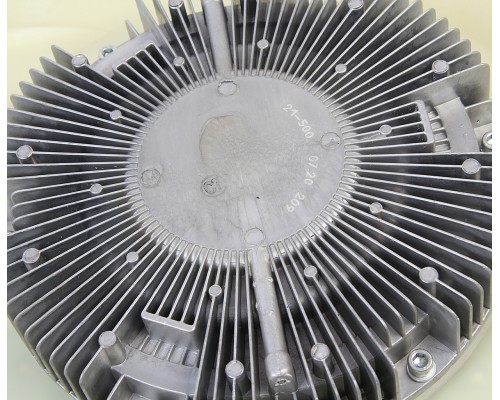 Вентилятор КАМАЗ-ЕВРО 650мм с вязкостной муфтой и обечайкой (дв.CUMMINS 6ISBe4, ISB6.7e4, 5) ТЕХНОТРОН