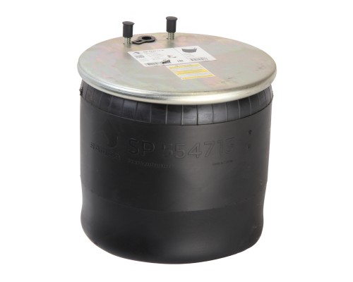 Пневморессора VOLVO FH12, FM, FL (металл. стакан) (1 вилка 6мм,  1 отв. M16х1.5мм+2 шп. M10мм) SAMPA