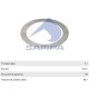 Шайба регулировочная шкворня (h=0.1мм), 105.176, SAMPA