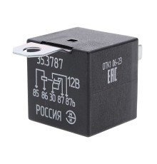 Реле стартера УАЗ 5-ти контактное 50/15А замыкающее с кронштейном ЭМИ