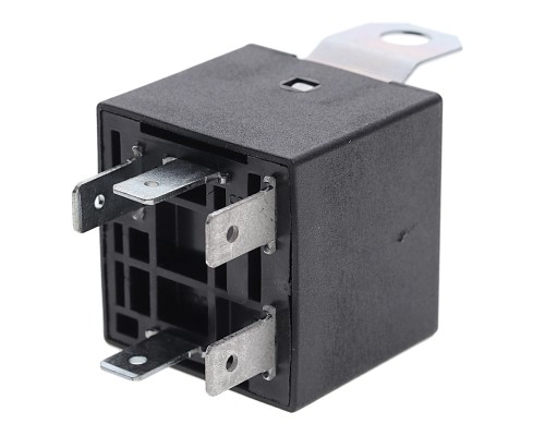 Реле стартера УАЗ 5-ти контактное 50/15А замыкающее с кронштейном ЭМИ