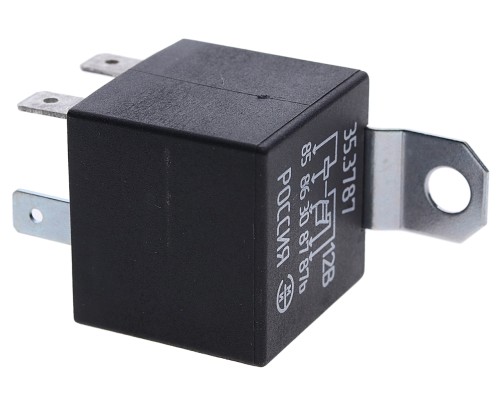 Реле стартера УАЗ 5-ти контактное 50/15А замыкающее с кронштейном ЭМИ