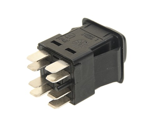 Выключатель кнопка ЗИЛ, ГАЗ, КАМАЗ, МАЗ 24V вентилятора АВАР