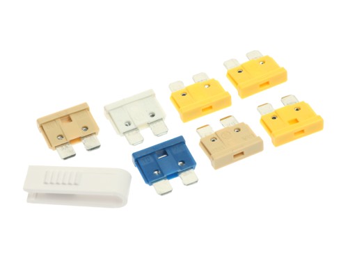 Предохранитель 5-25А флажковый НОРМА КАМАЗ комплект (7шт) КОПИР