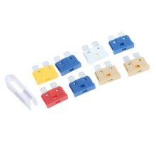 Предохранитель 5-25А флажковый НОРМА КАМАЗ комплект (8шт) КОПИР