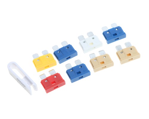 Предохранитель 5-25А флажковый НОРМА КАМАЗ комплект (8шт) КОПИР