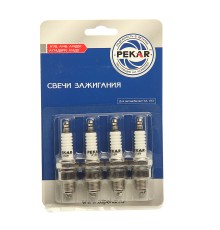 Свеча зажигания А14В ГАЗ-24 АИ-76 комплект 4шт. PEKAR