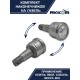 Шарнир рулевой тяги ГАЗ-2217, 3302 в сборе 4шт.комплект АККОМ