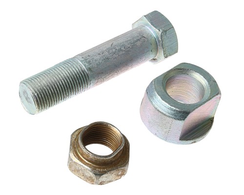 Болт УРАЛ крепления ушка рессоры с гайкой и втулкой в сборе (АО АЗ УРАЛ)