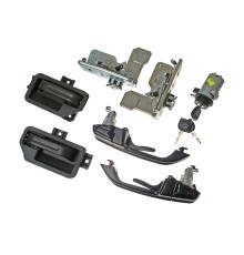 Устройство запорное МАЗ с замком зажигания и внутр. ручками (левое и правое) комплект Н/О РАДИОВОЛНА