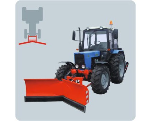 Отвал МТЗ-80, 82 коммунальный (бабочка) САЛЬСКСЕЛЬМАШ