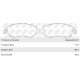 Колодки тормозные FORD Transit (00-06) передние (4шт.), PN0164, NIBK