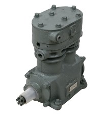 Компрессор ЗИЛ, МАЗ дв.ММЗ (2 цилиндровый) жид. охлаж. без шкива 360л/мин. с охлаждающей плитой БЗА №