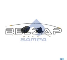 Ручка SCANIA 4 series регулировки спинки сиденья (трос, пружинка, болт) SAMPA