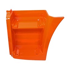 Щиток КАМАЗ-65115 подножки левый (рестайлинг) (оранжевый) ТЕХНОТРОН