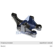 Кронштейн MERCEDES крепления тяги реактивной SAMPA