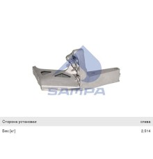 Кронштейн MERCEDES Actros крепления порога левый SAMPA