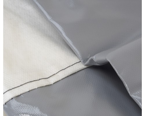 Тент ГАЗель Next В(1.53)хШ(2.16)хД(3.17) 2-х сторонний 6 люверсов алюм. борт (серый) АВТОПЛАСТ