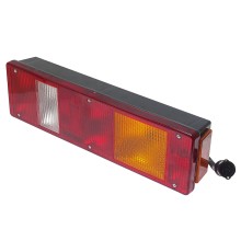 Фонарь задний КАМАЗ, МАЗ, УРАЛ левый с подсветкой и проводом ТЕХАВТОСВЕТ