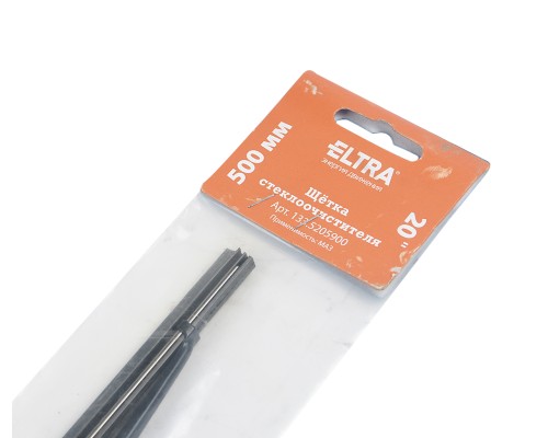 Щетка стеклоочистителя МАЗ 500мм (перо 3х8 крест защелка) ELTRA