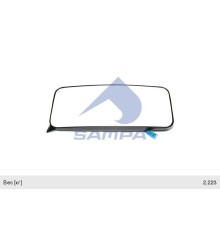 Зеркало боковое КАМАЗ-5490 MERCEDES Atego (97-04) основное с подогревом прав.(435х215х129мм) SAMPA