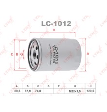 Фильтр масляный JAC N56, Sunray SOLLERS Atlant (2.7D) (4DE1-1D) (Е5) LYNX