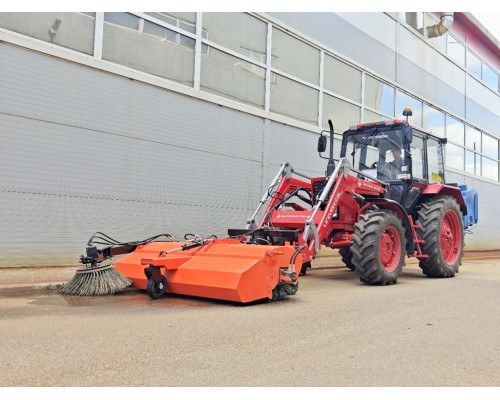 Щетка коммунальная МТЗ с гидроприводом (ГП, бункер 0.2куб.м, щетка) на ФП БОЛЬШАЯ ЗЕМЛЯ