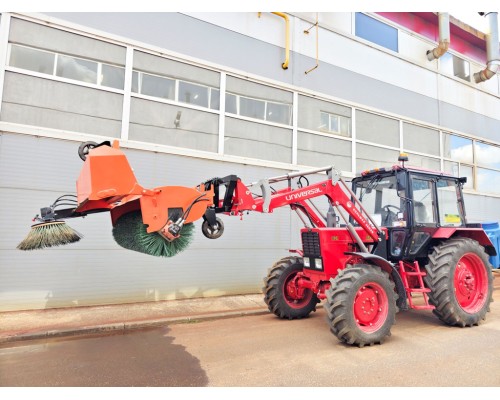 Щетка коммунальная МТЗ с гидроприводом (ГП, бункер 0.2куб.м, щетка) на ФП БОЛЬШАЯ ЗЕМЛЯ