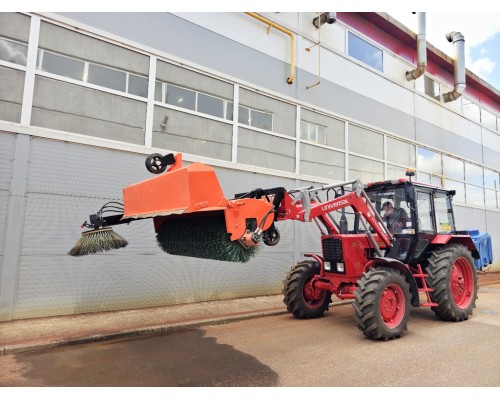 Щетка коммунальная МТЗ с гидроприводом (ГП, бункер 0.2куб.м, щетка) на ФП БОЛЬШАЯ ЗЕМЛЯ