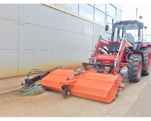 Щетка коммунальная МТЗ с гидроприводом (ГП, бункер 0.2куб.м, щетка) на ФП БОЛЬШАЯ ЗЕМЛЯ