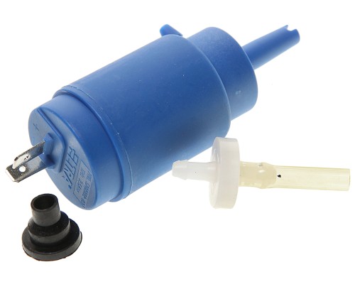 Насос омывателя ВАЗ-2110, ГАЗ, УАЗ, ЗИЛ 12V 2.5атм.(с уплотнителем и трубкой) ELTRA