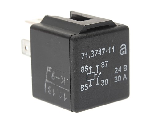 Реле стартера КАМАЗ, МАЗ 4-х контактное 30А без кронштейна АВАР