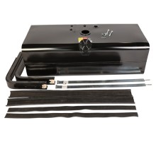 Бак топливный МАЗ 350л (450х600х1400) с комплектом для установки+РТИ (один фланец d=92мм) БАКОР