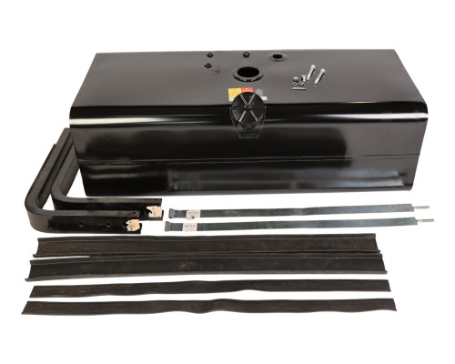 Бак топливный МАЗ 350л (450х600х1400) с комплектом для установки+РТИ (один фланец d=92мм) БАКОР