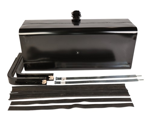 Бак топливный МАЗ 350л (450х600х1400) с комплектом для установки+РТИ (один фланец d=92мм) БАКОР