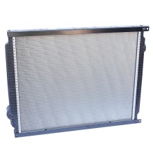 Радиатор КАМАЗ-43118, 65115, 6520, 6540 дв.740.55, 62, CUMMINS ЕВРО-3 алюминиевый в сборе MAHLE