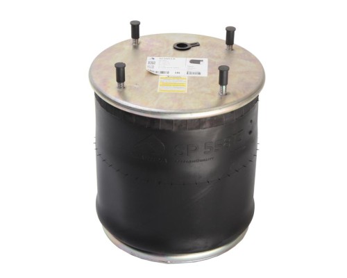 Пневморессора SAF ROR МАЗ-5440, 6430 (с металл.стаканом, 4 шпильки M12мм, 1 отв.M22х1.5мм) SAMPA