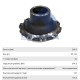 Ступица SCANIA P, R series передняя (без подшипника) SAMPA