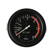 Манометр МАЗ, ГАЗ, ЗИЛ-157, КРАЗ, КАЗ, УРАЛ AVTOPRIBOR