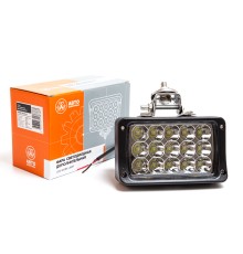 Фара рабочего света прямоугольная 158х94х76 45Вт 15 светодиодов направленный свет AVTOELECTRICA