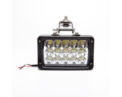 Фара рабочего света прямоугольная 158х94х76 45Вт 15 светодиодов направленный свет AVTOELECTRICA