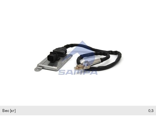 Датчик MERCEDES Actros, Atego катализатора NOX оксида азота в сборе с блоком (ЕВРО-5) SAMPA